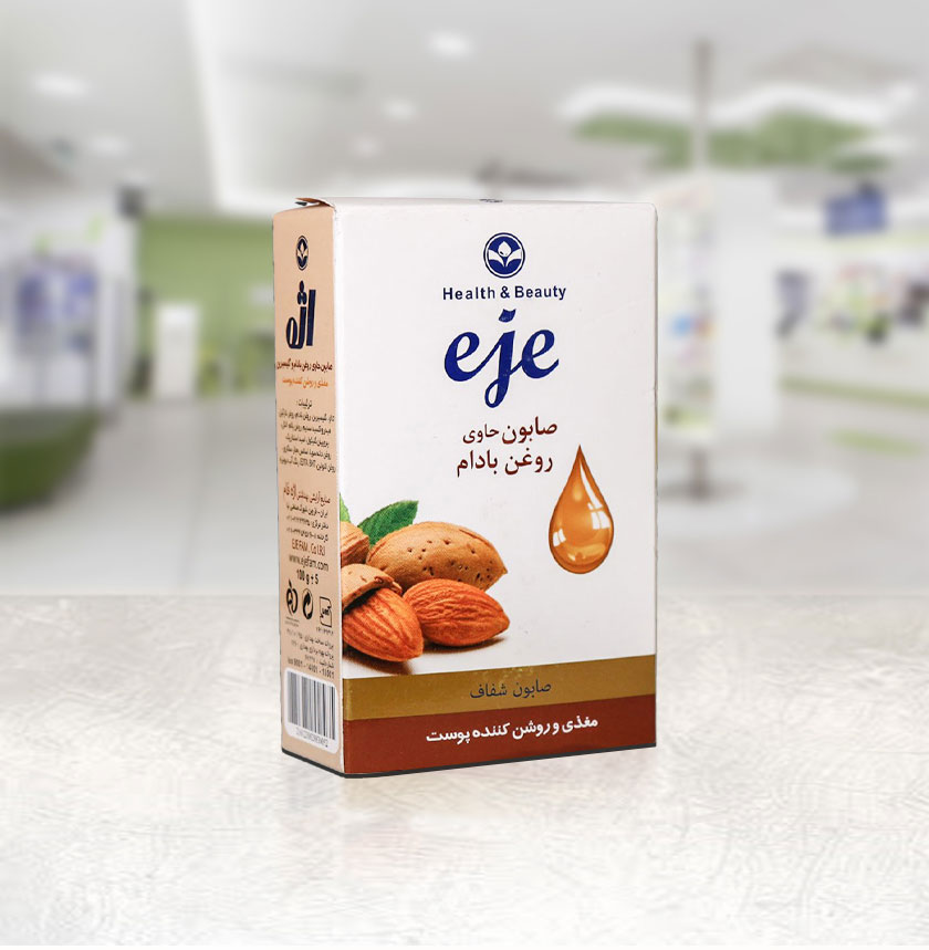 صابون روغن بادام و گلیسیرین اژه ۱۰۰ گرم