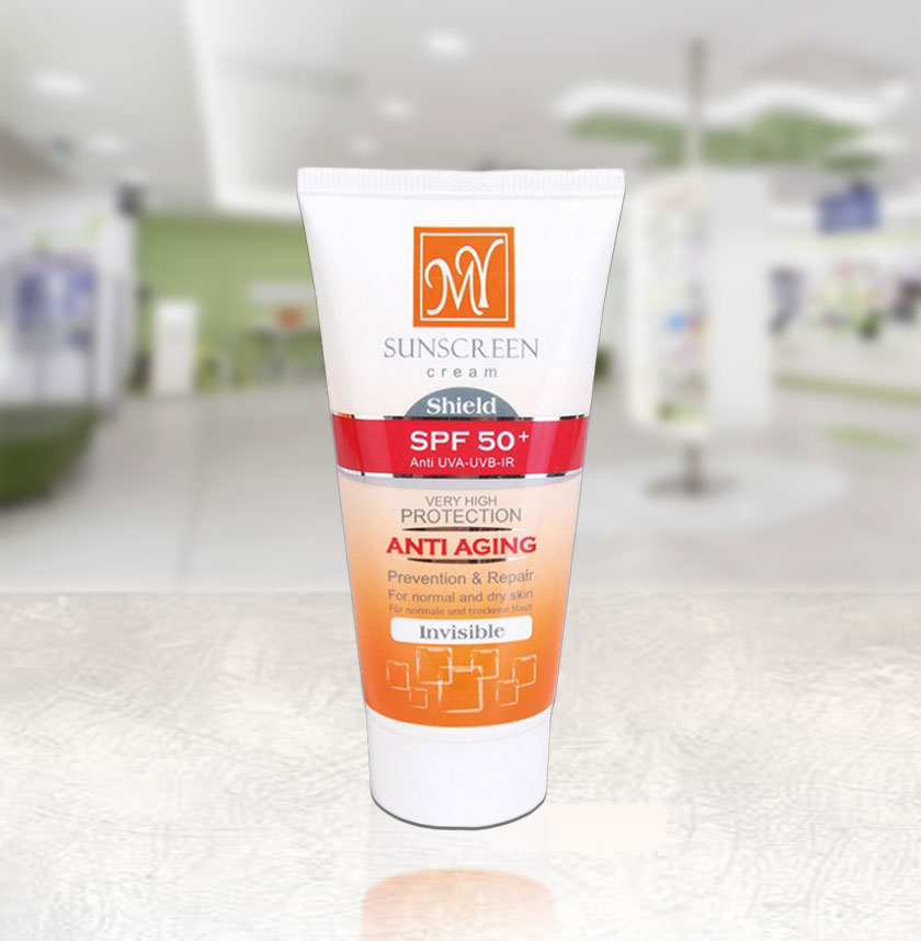 کرم ضد آفتاب مای ⁺SPF50 مناسب پوست های معمولی تا خشک ۵۰ میلی لیتر